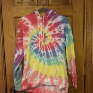 ivory ella rainbow hoodie